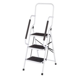 Step Ladder with Handles by LivingSURE, 3-Tier