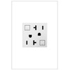Legrand adorne Tamper-Resistant Self-Test Electrical GFCI Outlet, 20A, White Finish
