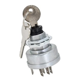 Notonmek 04331700 09089700 Starter Ignition Switch 04331600 Compatible with Ariens Gravely Max Zoom XL ZT Apex Ce 48 52 60 Zero Turn Mower Lawn Tractor Starter Ignition Switch with 2 Key 6 Terminals