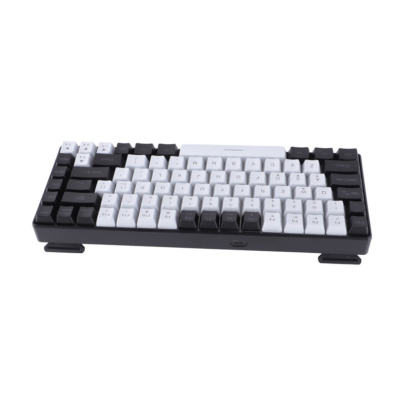Gaming Keyboard Type C 84 Keys RGB Backlit Ergonomically Curved