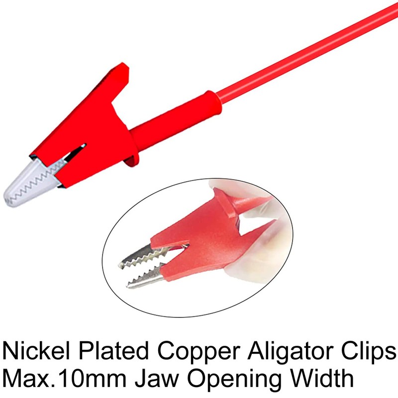 Greluma Pack of 2 Multimeter Test Leads, Banana Plug Right