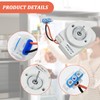 WR60X23584 WR02X12008 Refrigerator Evaporator Fan Motor Component Compatible with GE
