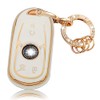 LEERLY Key Fob Cover for Buick Accessories, White