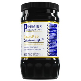 Premier Research Labs Colostrum-IgG Powder - Colostrum Supplement, Bovine Colostrum for Humans, Cow Colostrum for Immune Health, Superfood with Lactoferrin, Amino Acids, Nucleotides - 5 oz (150 g)