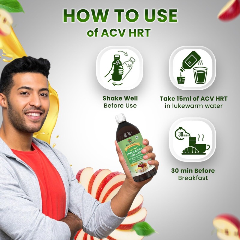 Dr. Patkar's Apple Cider Vinegar Garlic,Ginger,Lemon And Honey (Pack Of