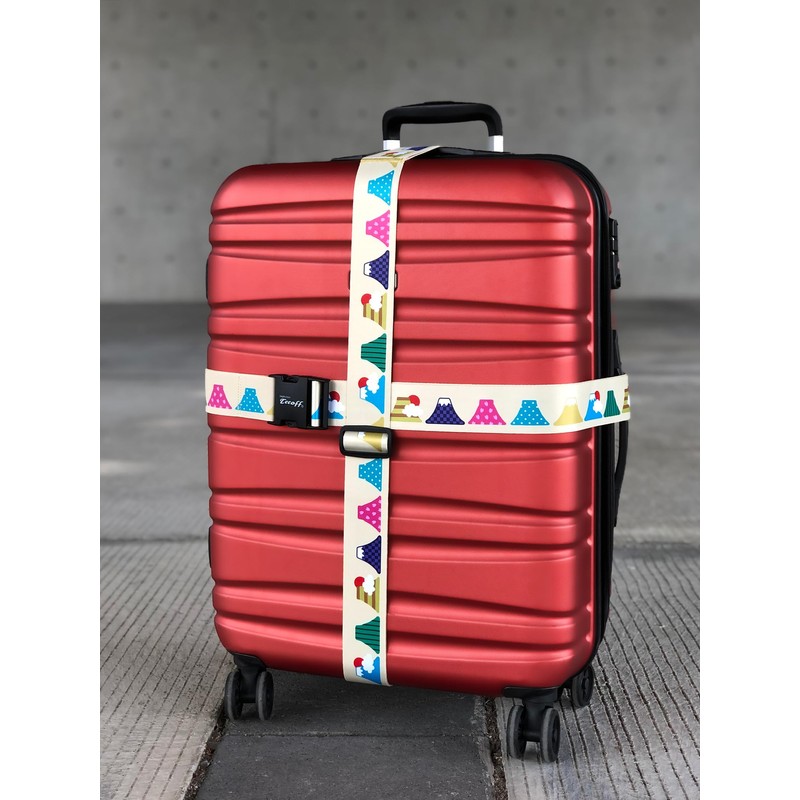 Teeoff Luggage Straps Suitcase Belts 荷物ストラップスーツケースベルトトラベルバッグアクセサリー調節可能な220CM (Volcanic)