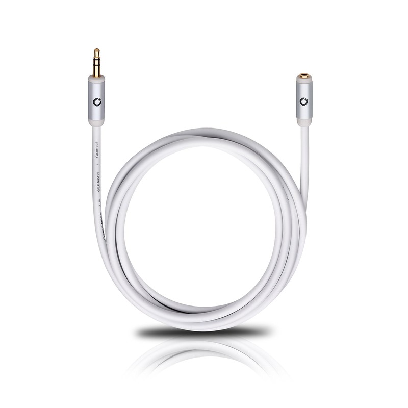Oehlbach i-Connect J-35 EX Mobiles Audiokabel, 3,5 mm Klinken-Verlängerung schwarz