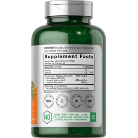 Aceite de Semillas de Calabaza Horbäach 3000mg 120 Cápsulas Omega 3