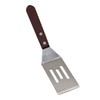 Beveled Edge 3" Spatula with Red Wood Handle