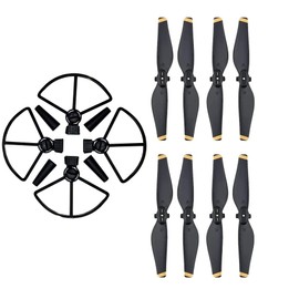 BTG 4PCS Quick-Release Propeller Guards with Landing Legs & 8PCS Quick Release Propellers Compatible with DJI Spark Drone Accessories