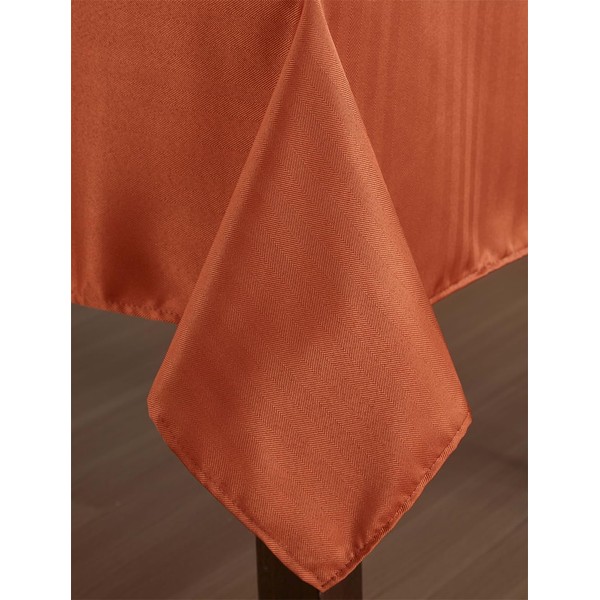 HLC.ME Lincoln Fabric Tablecloth, Jacquard Fabric Table Cloth for Rectangle