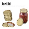 Stainless Steel SplitType Mini Glass Jar Lids Container Sealing Cover