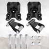 Rear Leaf Spring Shackles Hanger Brackets Repair Kit Compatible with