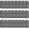 Kosiz 60 Pcs Composition Bulletin Board Borders Black and White