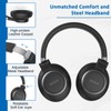 KVIDIO Active Noise Cancelling Headphones, 70 Hours Playtime Bluetooth Headphones