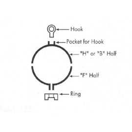 Generic 3pc 5"" Fireworks Plastic Ball Aerial Shell Mortar, Black