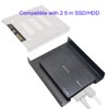 SSD HDD Holder 2.5 to 3.5 Mounting Bracket Hard Drive