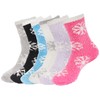 Assorted Super Soft Warm Microfiber Fuzzy Snowflake Socks - Assortment