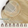 Aimeolyn Hair Toppers for Women Real Human Hair,Hairs Toppers for
