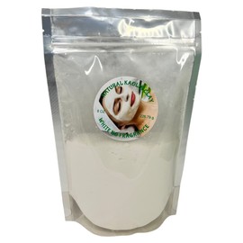 White Kaolin Clay unscented 8 Oz resealable bag, face mask clay