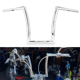 21ST 12" Chrome DNA Monster Fat Ape Hanger Bars 1-1/2" Handlebars For Harley Touring