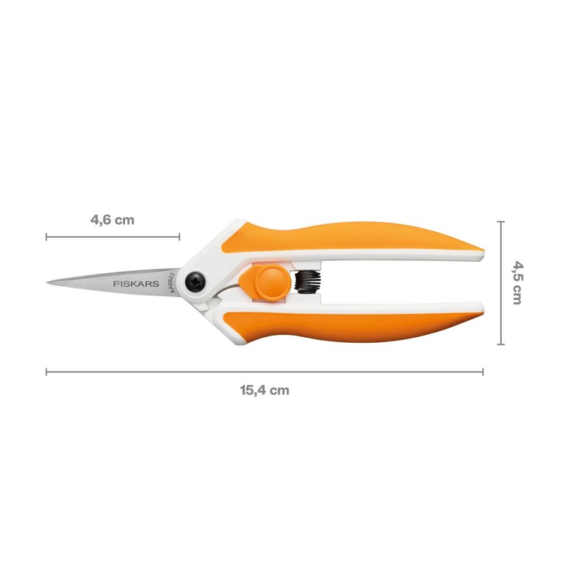 Fiskars 15cm Easyaction™ Scissors – Micro-Tip™ Shears for Sewing &