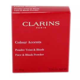 CLARINS COLOUR ACCENTS FACE & BLUSH POWDER 10 G/0.35 OZ.