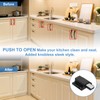 uxcell 4 Pcs Magnetic Push Latches for Cabinet Door, 1.5x1.26