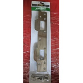 Defiantt Door Latch Strike Plate Home Entry Security Protection Doors, 1 Pack