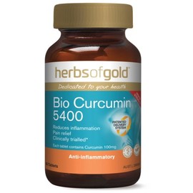 Herbs of Gold Bio Curcumin 5400 60tabs Turmeric (Curcuma Longa)