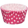 Holly Cupcakes 180 Excellent Quality Cerise Polka Dot Muffin Cases