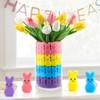 Labrostar Easter Decorations Easter Decor 15pcs Artificial Tulips with 48pcs