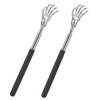 2 PCS Back Scratcher Extendable, Stainless Steel Back Scratcher for