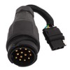 Trailer Plug Adapter 13 Way Round to 4 Way Flat