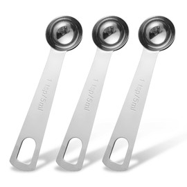 3 PCS Teaspoon Measuring Spoons, 5ml Measuring Spoons, Stainless Steel 1 Tablespoon Measuring Spoon, 1/3 Teaspoon Measure Scoop for Precise Cooking, Baking