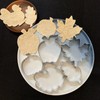 LUBTOSMN New Large Thanksgiving Cookie Cutter Set-5 Pieces-Turkey, Pumkin, Apple,