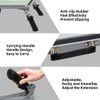 Homeon Wheels RV Steps Adjustable Height Aluminum Folding Platform Step