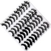 Pooplunch False Eyelashes 20 Pairs Fluffy Volume Cat Eye Lash