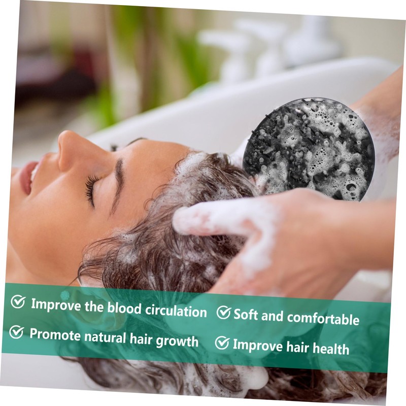 OHPHCALL Scalp Exfoliator Brush Shampoo Brush Scalp Massager for Dandruff
