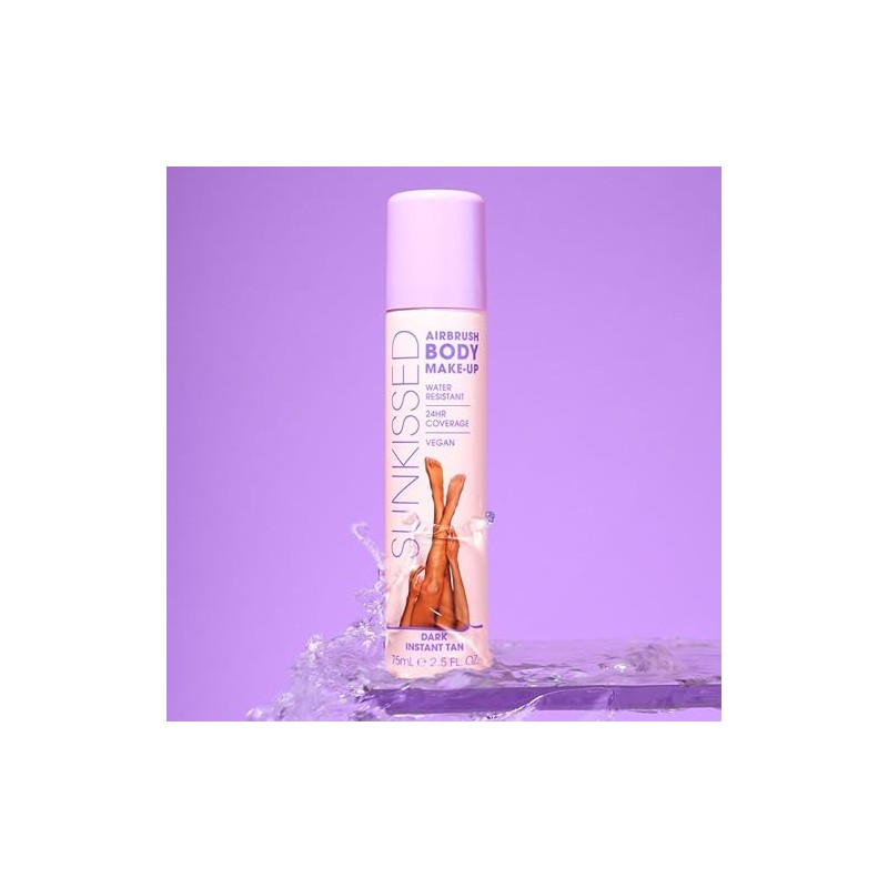 Sunkissed Airbrush Body Makeup 75ml Dark