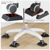 GEJ-Tech Caster Stopper Chair Fixing Caster Fixing Vibration Absorption Anti-Scratch