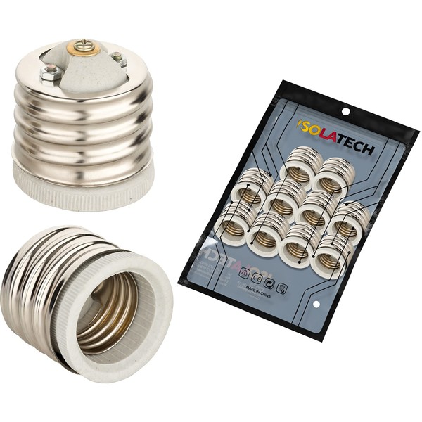 ISOLATECH 10 x E40 to E27 adapter socket for E27