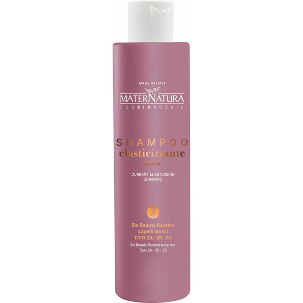 MaterNatura Currant Elasticising Shampoo for Wavy Hair , 250 ml