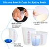 ZUYEE Silicone Measuring Cups (2 Cup + 1 Cup /