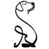 Dog Figurine, Interior, Garden, Stylish, Miscellaneous Goods, Wire Art, Cute