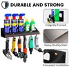 UNITEDPOWER Pneumatic Tool Holder Lockable/Aerosol Rack Combo, Wall Mounted Spray