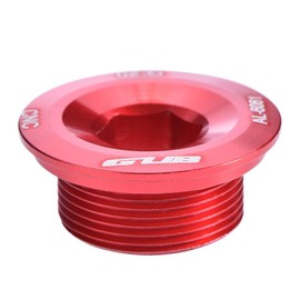 Dilwe Crank Bolt, Crankset Arm Bolt Aluminum Alloy Bicycle Crank Arm Screws Hollowtech Crank Bolt Crank Arm Bike Inserts Crank Fixing Bolt(Red)