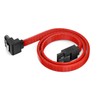 deleyCON 30 cm SATA 3 Cable Nylon 6 Gbit/s Data
