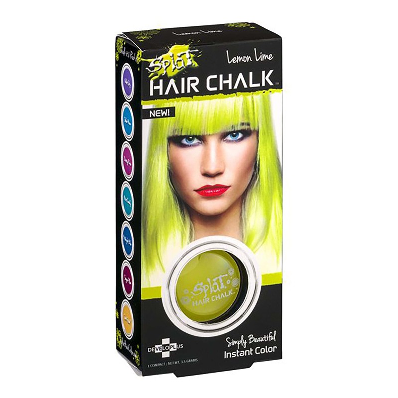 Splat Hair Chalk |Lemon Lime| Temporary Hair Color