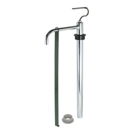 AES Industries 5 Gallon Solvent Resistant Drum/Pail Pump with Metal Holding Strap